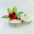 Holiday Candle in Large Push Tin